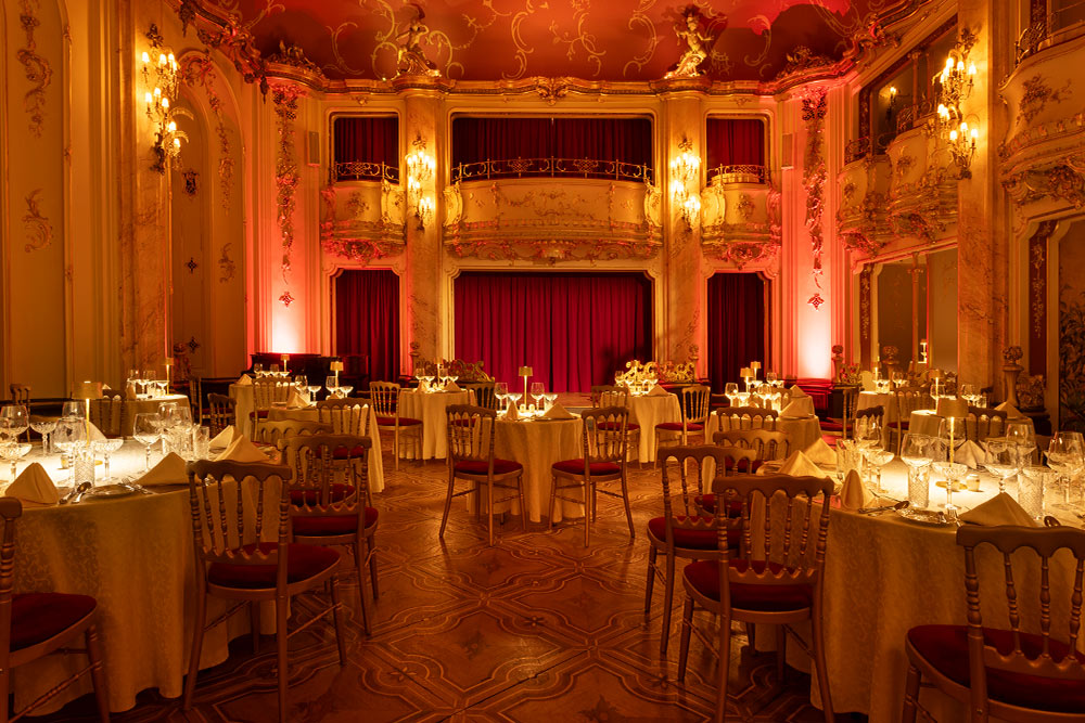 Historical Hall in Mozart´s Period Atmosphere.